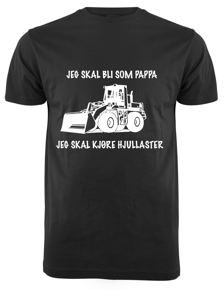 Bilde av JEG SKAL BLI SOM PAPPA,JEG SKAL KJRE HJULLASTER T-SKJORTE