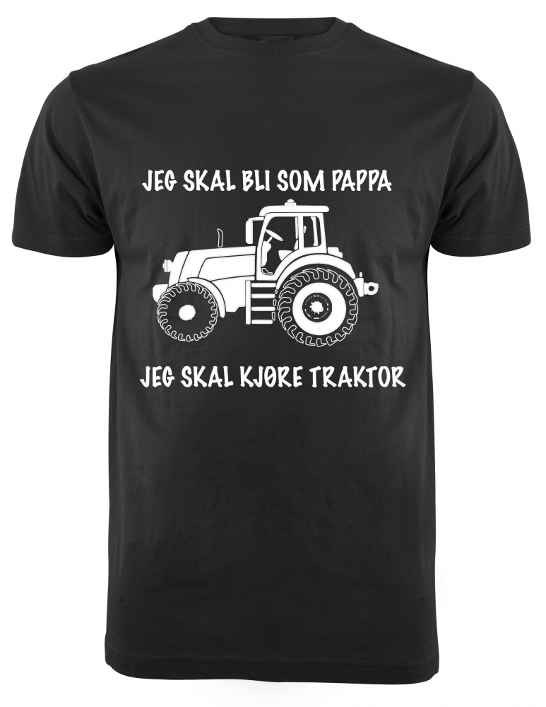 Bilde av JEG SKAL BLI SOM PAPPA,JEG SKAL KJRE TRAKTOR T-SKJORTE