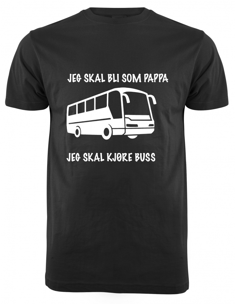 Bilde av JEG SKAL BLI SOM PAPPA,JEG SKAL KJRE BUSS T-SKJORTE